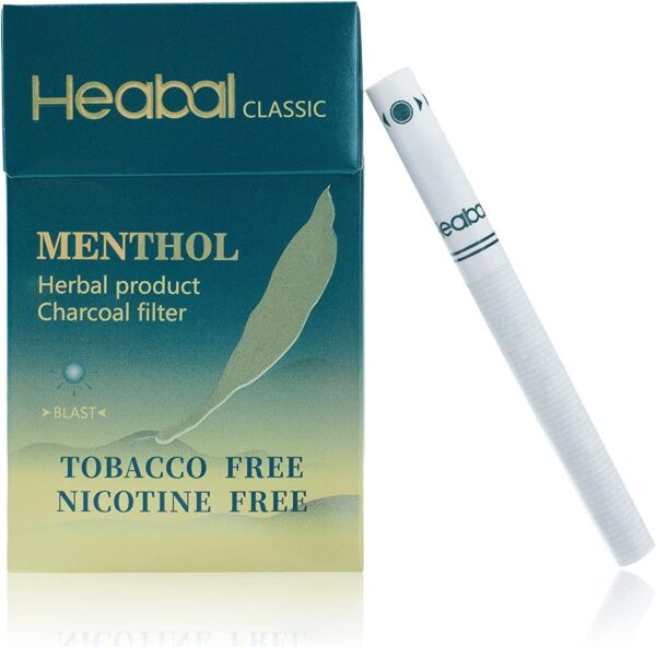 HEABAL Herbal Cigarettes – Tobacco Free, Nicotine Free – Menthol